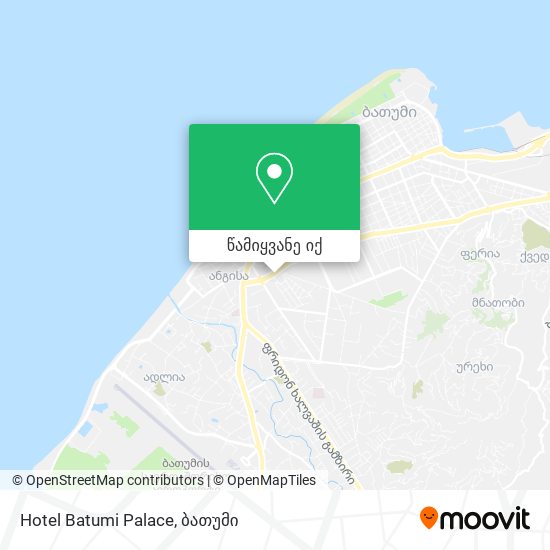 Hotel Batumi Palace რუკა