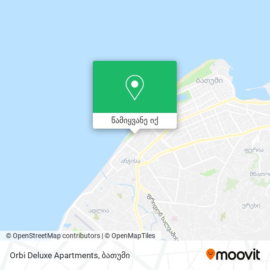 Orbi Deluxe Apartments რუკა