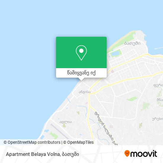 Apartment Belaya Volna რუკა