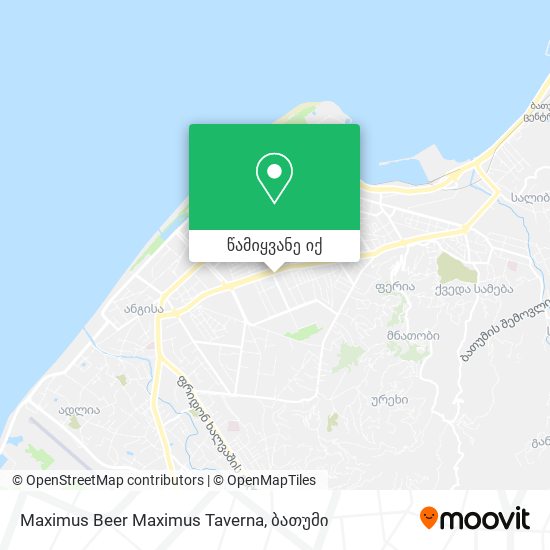 Maximus Beer Maximus Taverna რუკა