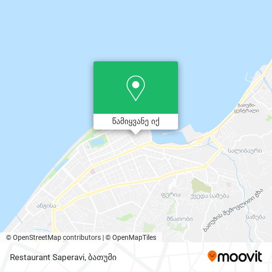 Restaurant Saperavi რუკა