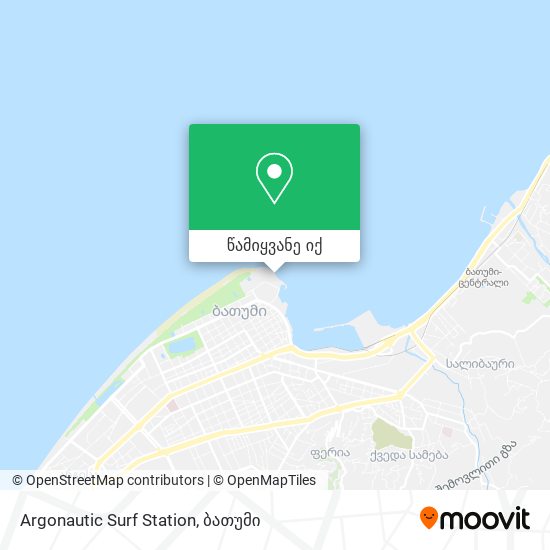 Argonautic Surf Station რუკა