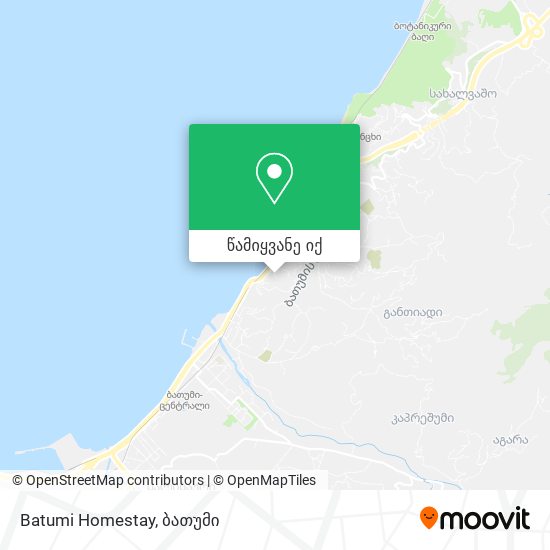 Batumi Homestay რუკა