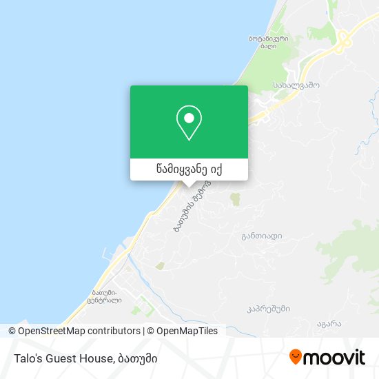 Talo's Guest House რუკა