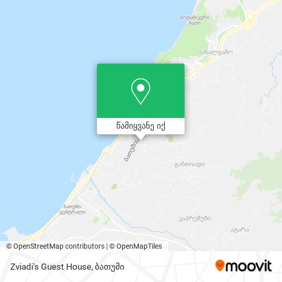 Zviadi's Guest House რუკა