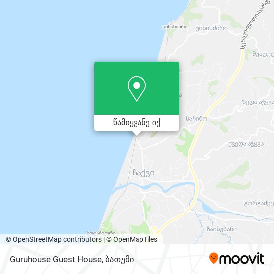 Guruhouse Guest House რუკა