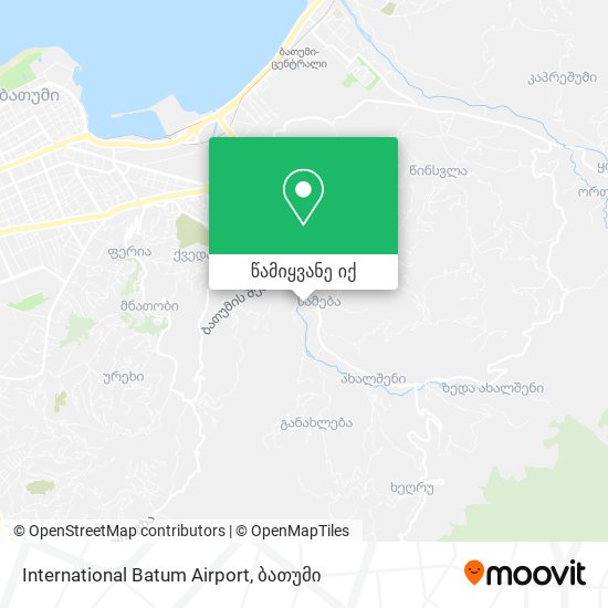 International Batum Airport რუკა