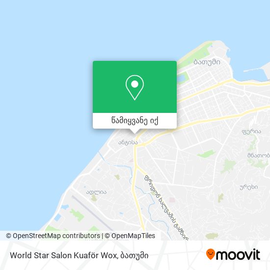 World Star Salon Kuaför Wox რუკა