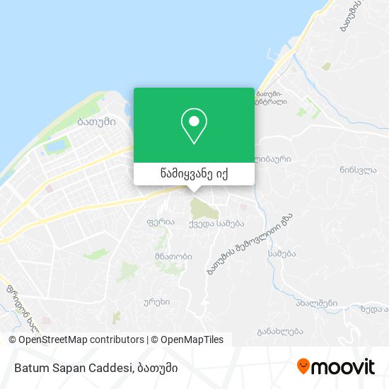 Batum Sapan Caddesi რუკა
