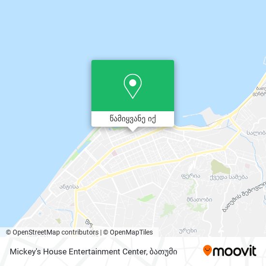 Mickey's House Entertainment Center რუკა