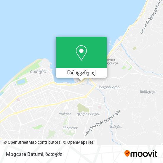 Mpgcare Batumi რუკა