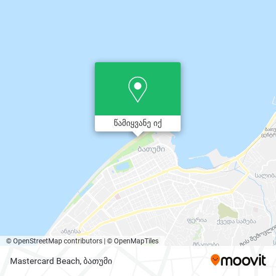 Mastercard Beach რუკა