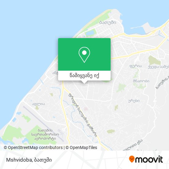 Mshvidoba რუკა