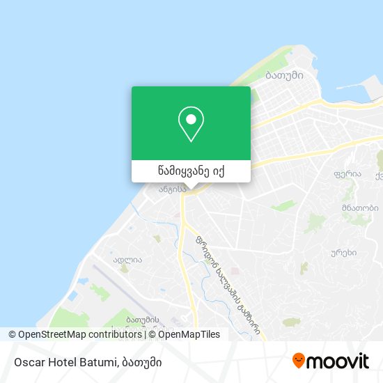 Oscar Hotel Batumi რუკა