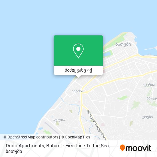 Dodo Apartments, Batumi - First Line To the Sea რუკა
