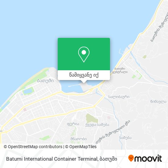 Batumi International Container Terminal რუკა
