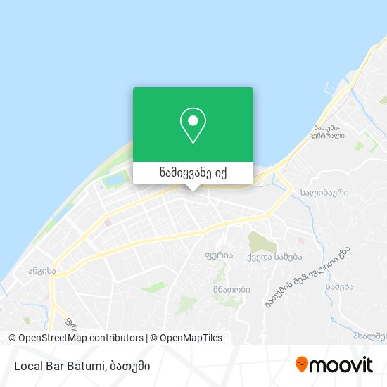 Local Bar Batumi რუკა