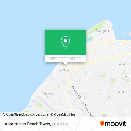Apartments Beach Tower რუკა