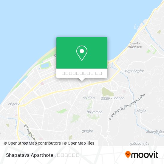 Shapatava Aparthotel რუკა