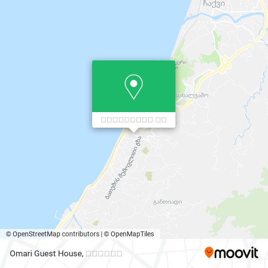 Omari Guest House რუკა