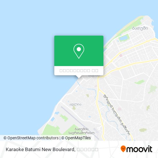 Karaoke Batumi New Boulevard რუკა