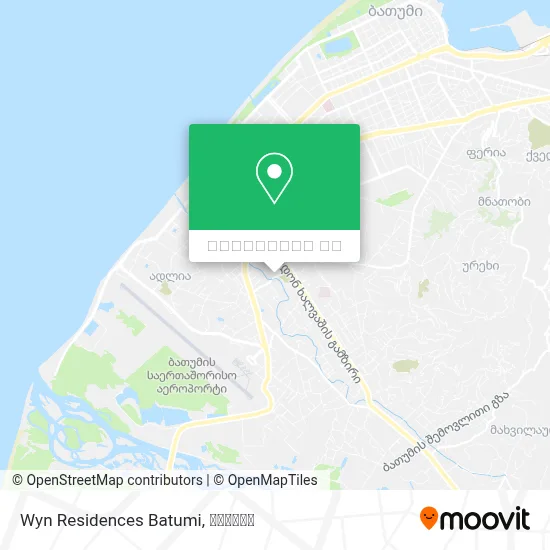 Wyn Residences Batumi რუკა