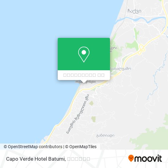 Capo Verde Hotel Batumi რუკა