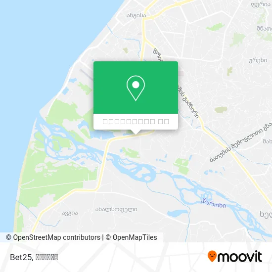 Bet25 რუკა