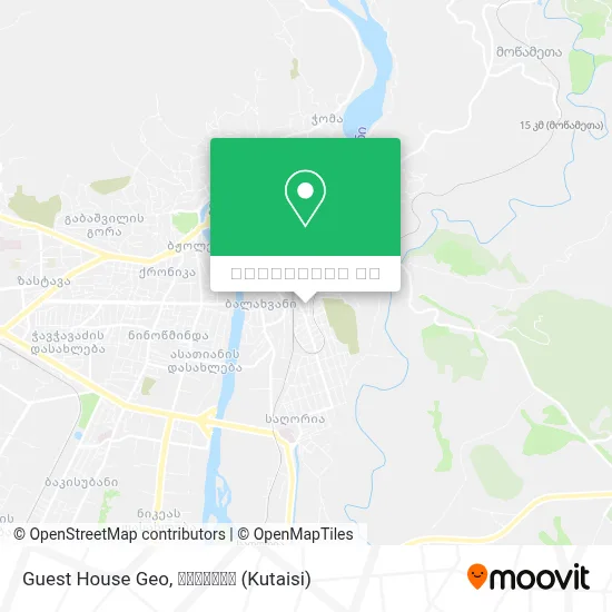 Guest House Geo რუკა