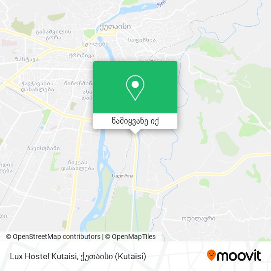 Lux Hostel Kutaisi რუკა