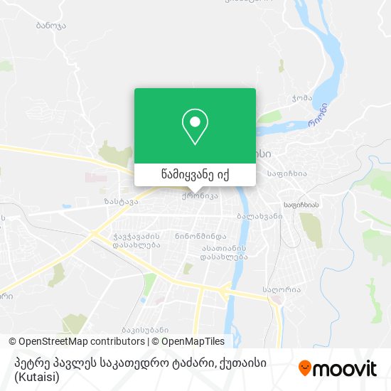 პეტრე პავლეს საკათედრო ტაძარი რუკა