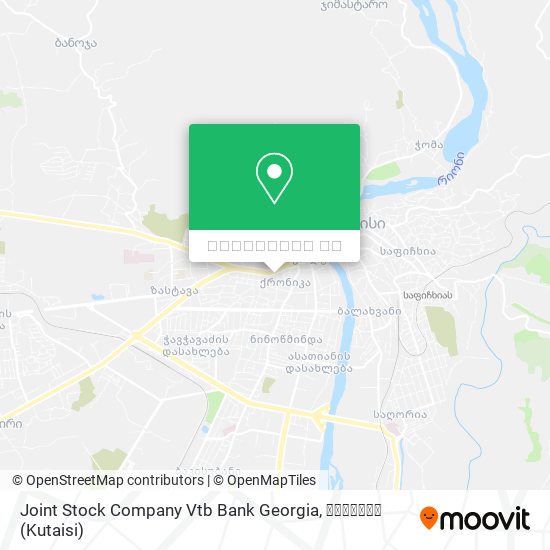 Joint Stock Company Vtb Bank Georgia რუკა