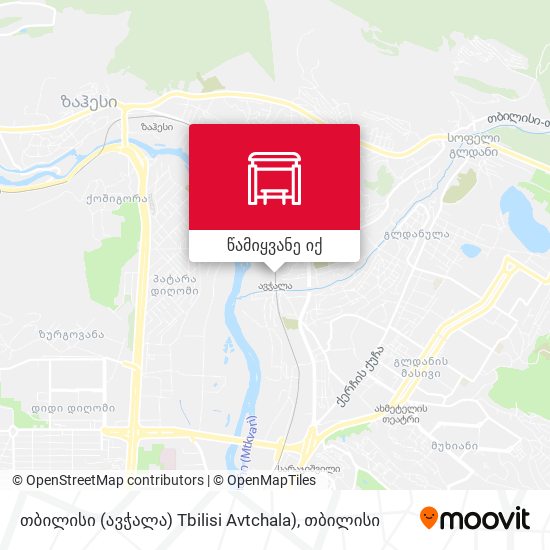 თბილისი (ავჭალა) Tbilisi Avtchala) რუკა