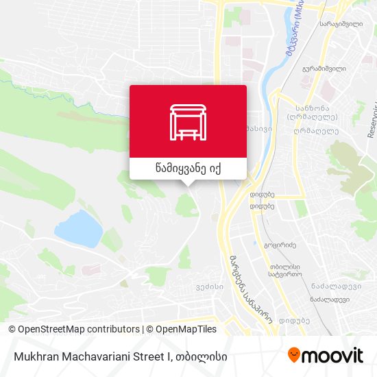 Mukhran Machavariani Street I რუკა