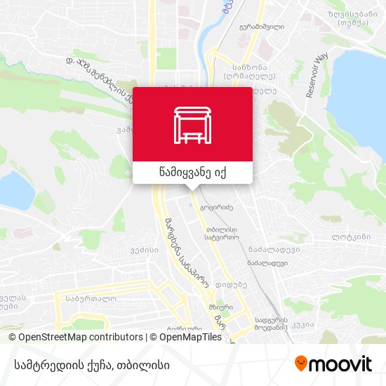 სამტრედიის ქუჩა რუკა