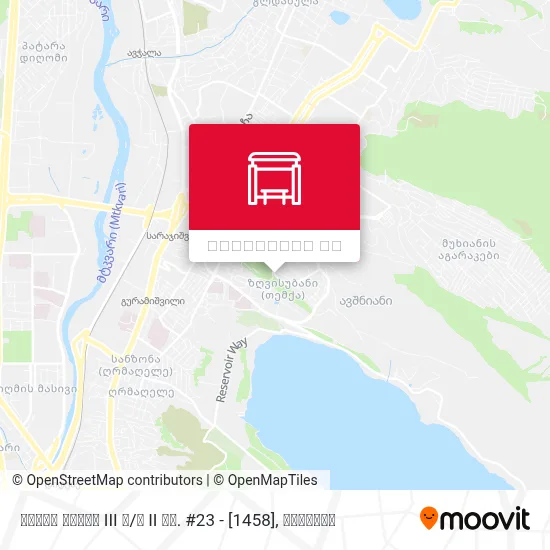 ზღვის უბნის III მ / რ II კვ. #23  - [1458] რუკა
