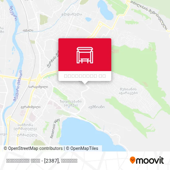 გობრონიძის ქუჩა - [2387] რუკა