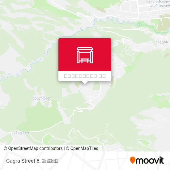 Gagra Street 8 რუკა