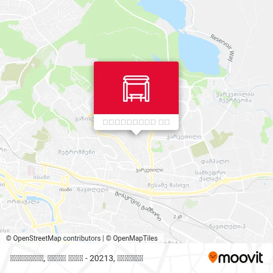 ვარკეთილი, მეორე რიგი - 20213 რუკა