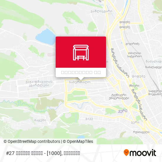 #27 საჯარო სკოლა - [1000] რუკა