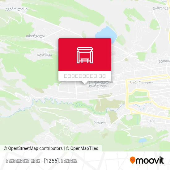 შავიშვილის ქუჩა - [1256] რუკა