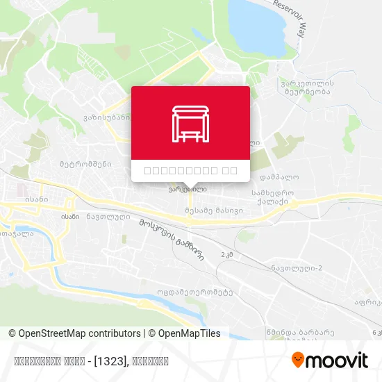 კალოუბნის ქუჩა - [1323] რუკა