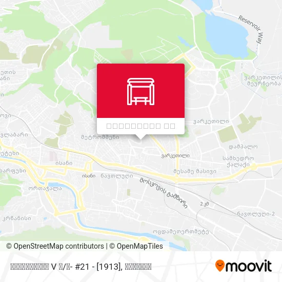 ვაზისუბნის V მ/რ- #21 - [1913] რუკა