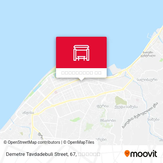 Demetre Tavdadebuli Street, 67 რუკა