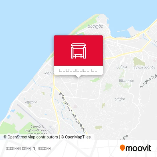 ტაბიძის ქუჩა, 1 რუკა