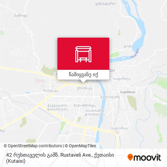 42 რუსთაველის გამზ. Rustaveli Ave. რუკა