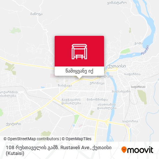 108 რუსთაველის გამზ. Rustaveli Ave. რუკა