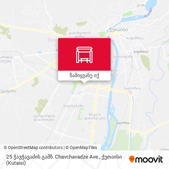 25 ჭავჭავაძის გამზ. Chavchavadze Ave. რუკა