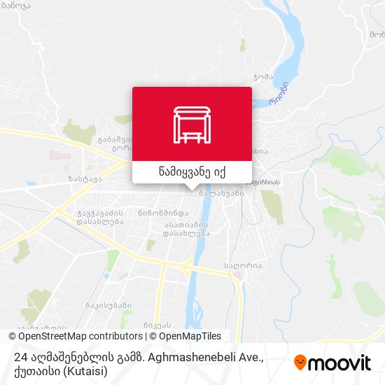 24 აღმაშენებლის გამზ. Aghmashenebeli Ave. რუკა