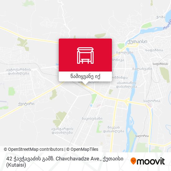 42 ჭავჭავაძის გამზ. Chavchavadze Ave. რუკა